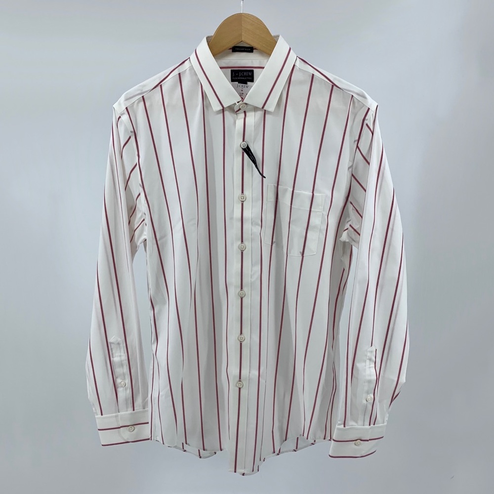 J by J. Crew Flex Wrinkle Free Striped Dress Shirt